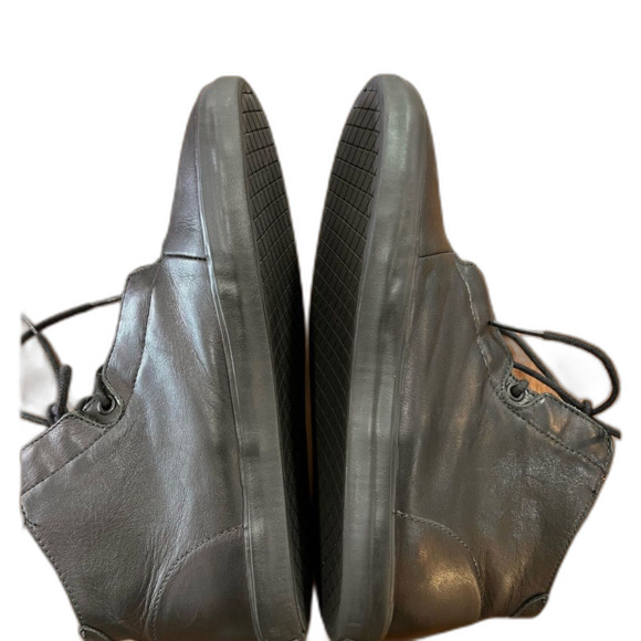 Vans OTW Stove Pipe Black Leather Sneakers Men’s 7.5 Mid-Top Casual Skate Style - Picture 4 of 10